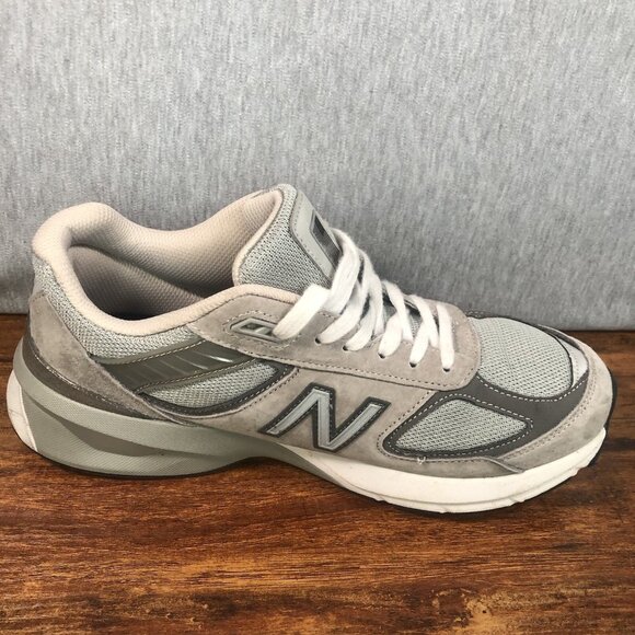 New Balance 990v5 Made in USA Castlerock Men’s Size 9 W990GL5 Gray Suede Shoes - Picture 5 of 11